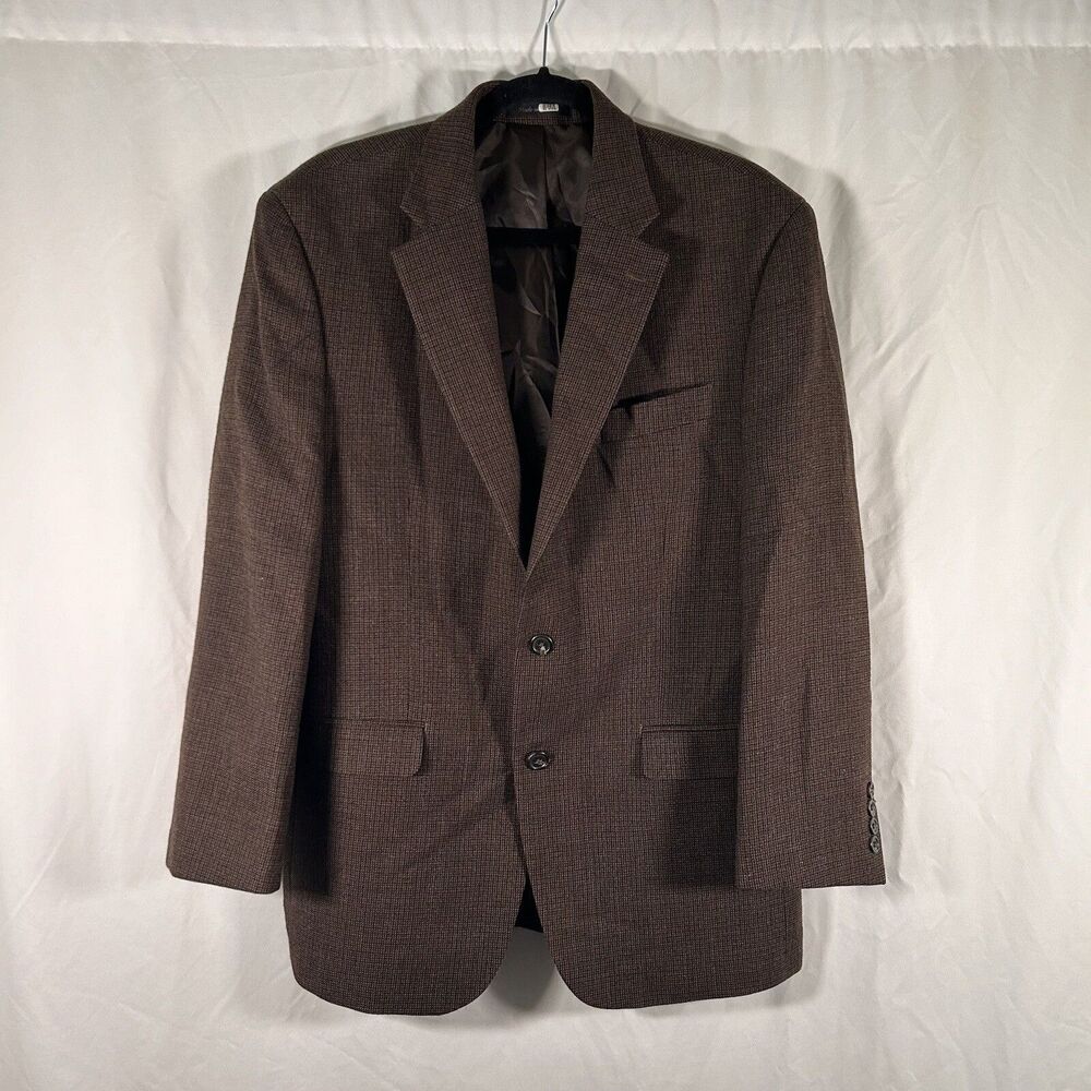 Lauren Ralph Lauren Blazer Men's 42R Brown 100% Wool 2 Button Front